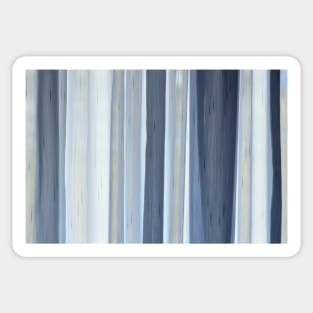 abstract in blue Sticker